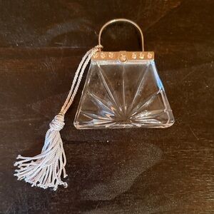 Elegant Gold and Silver Women's Bag Ornament